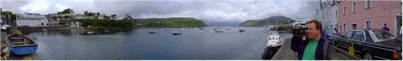 Town of Portree and Harbour, Isle of Skye, Scotland