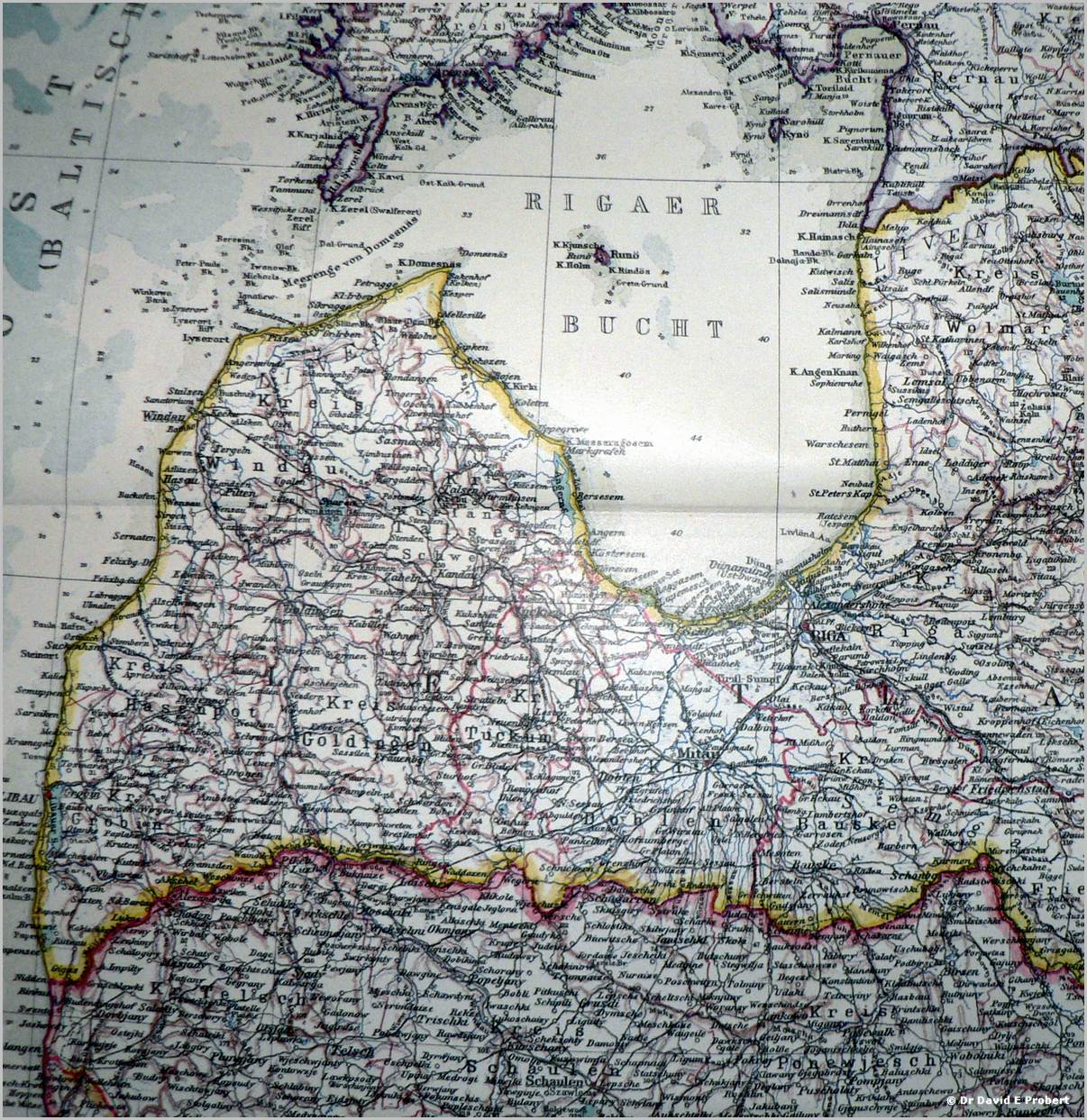 Riga - 1927 - Stieler's Atlas