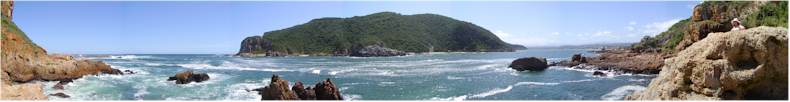 Sitting at the Eastern End of the Heads between the Knysna Lagoon and the Indian Ocean