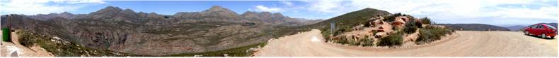 En-Route on the Swartberg Pass just after the branch road to "Die Hel - Gamkasloof", and before the drop to the impressive gorge