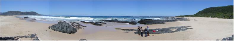 The wonderful beach at Nature's Valley - Tsitsitkamma National Park