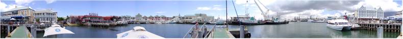 The Victoria and Alfred Wharf in Cape Town Harbour 