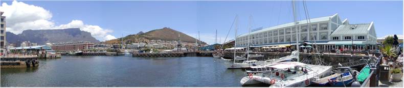 Victoria and Alfred Harbour with Table Mountain in the far distance