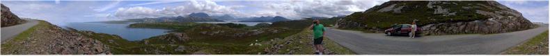 View towards the Torridon Mountains - North of Scotland, UK