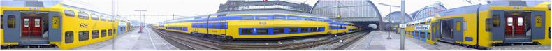 Commuter Train - Amsterdam Central Station, Netherlands