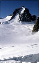 Click to enlarge Vertical Alpine Photo - French, Swiss and Austrian Alps