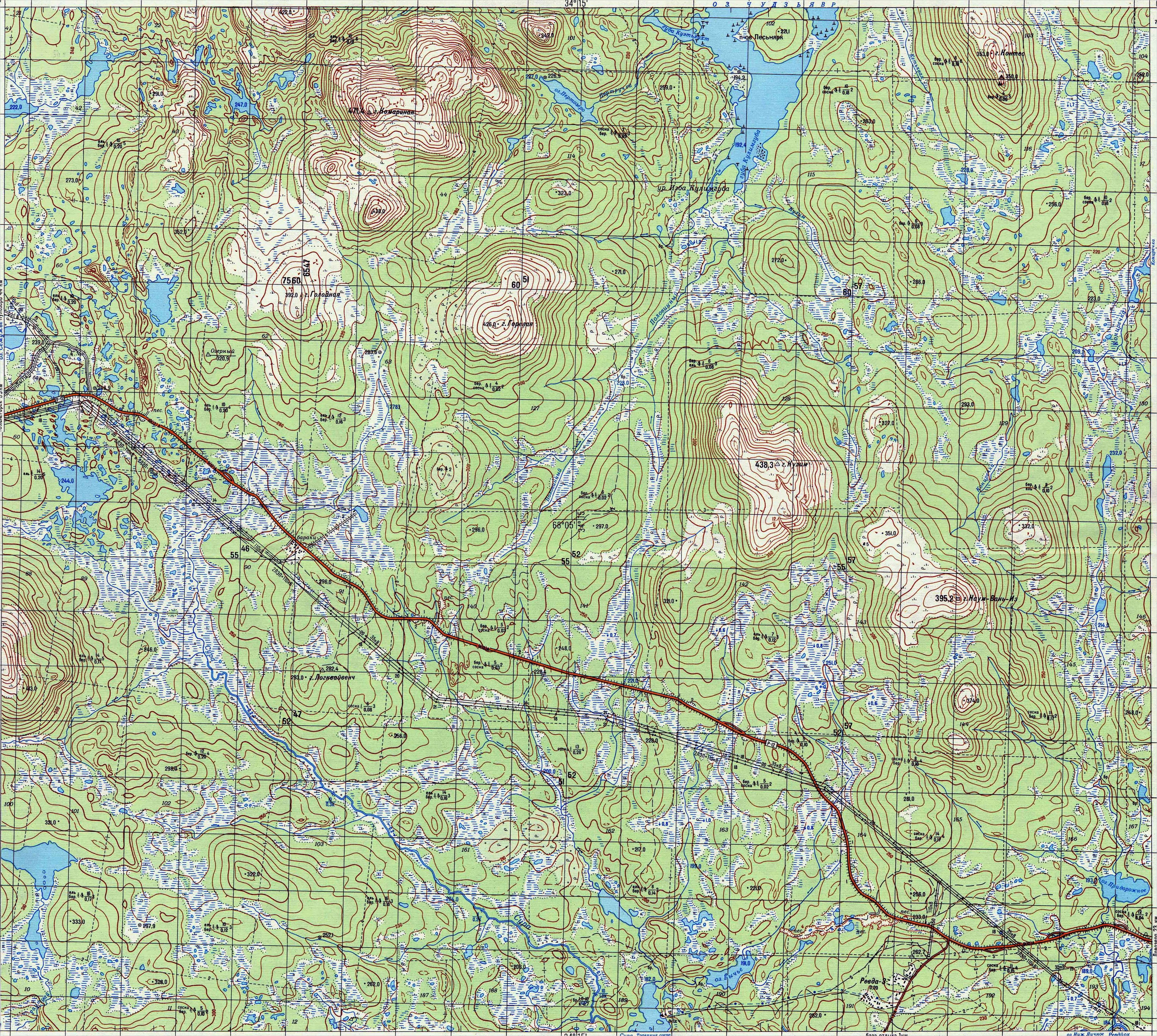Map 3 - –евда-3 - Revda-3