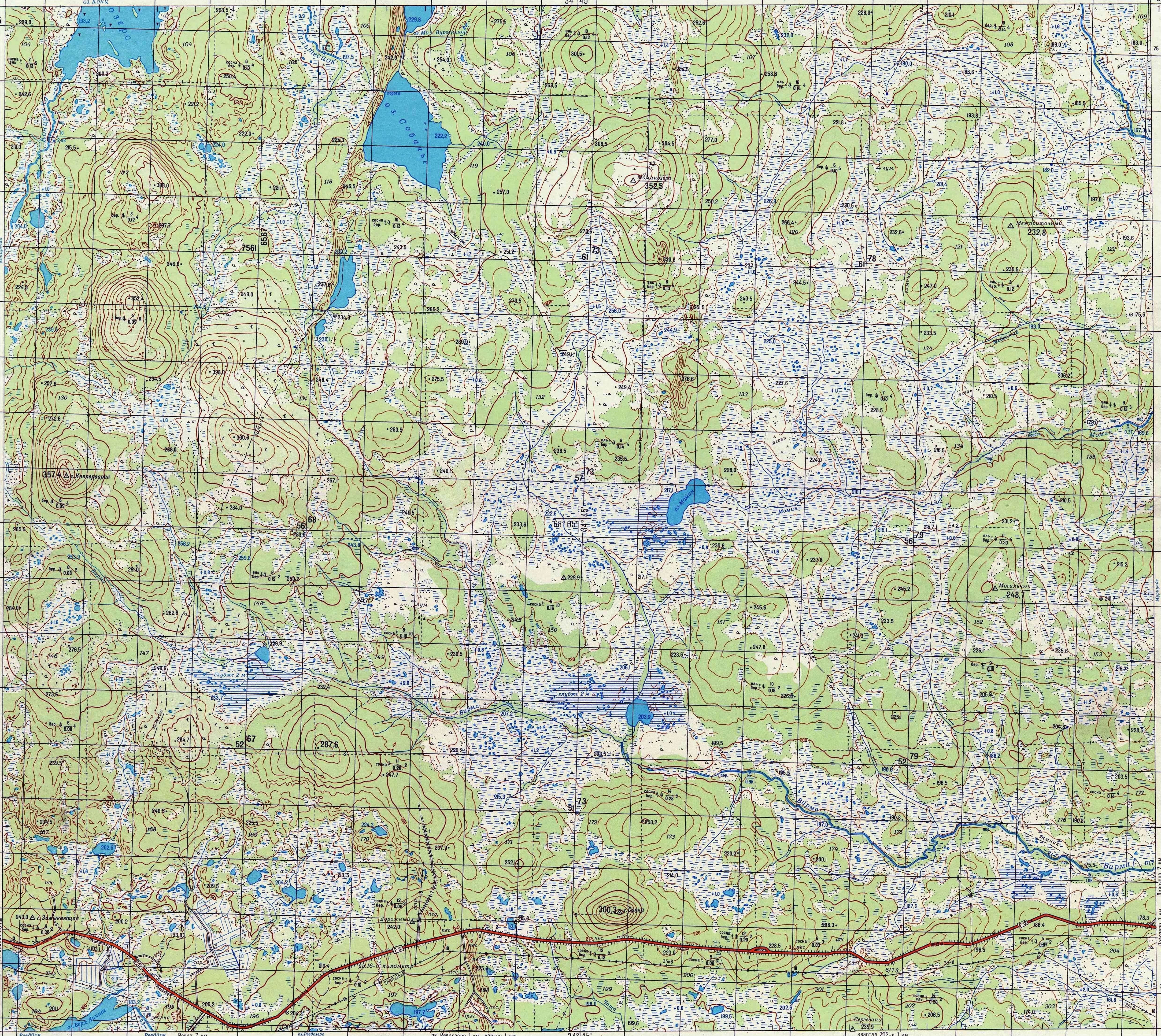 Map 4 - .  - Lake Sobache