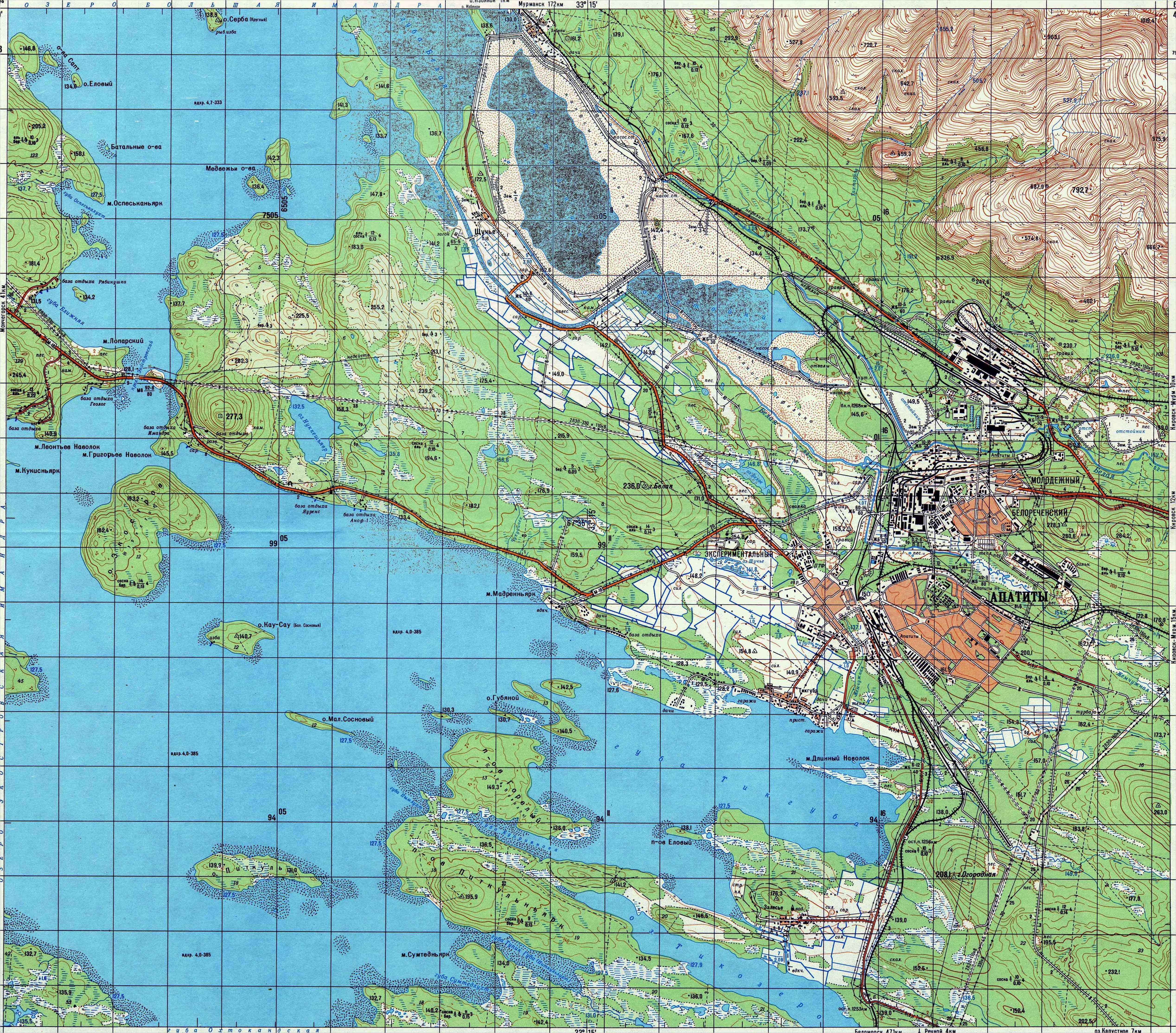 Map 16 -  - Apatity City