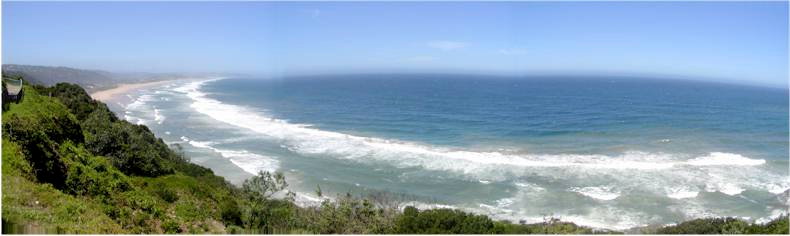 Wilderness Beach from the Lay-By on the N2 motorway from Knysna to George.