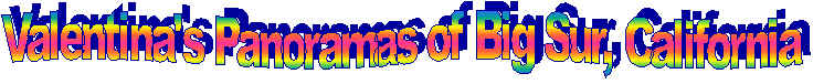 Click here for more panoramas of Big Sur - Pacific Ocean, California, USA