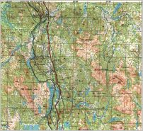 ���������� - Olenogorsk - 2  :  Click to enlarge to Full Size Lapland Map (around 2Mbytes file size, so please be patient!)