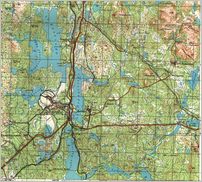 ���������� - Olenogorsk - 4  :  Click to enlarge to Full Size Lapland Map (around 2Mbytes file size, so please be patient!)