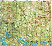 ������ - Kovdor 2  :  Click to enlarge to Full Size Lapland Map (around 2Mbytes file size, so please be patient!)