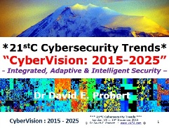 21stC Cybersecurity Trends - CyberVision 2015 to 2025 - Machine Learning and Artificial Intelligence!