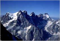 Click to enlarge Alpine Photo - French, Swiss and Austrian Alps
