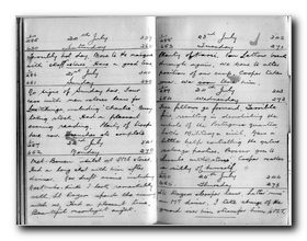 Click to see Full-Screen Scan of Percy Probert's East African Campaign Diary 