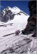 Click to enlarge Vertical Alpine Photo - French, Swiss and Austrian Alps