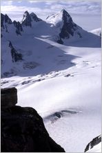 Click to enlarge Vertical Alpine Photo - French, Swiss and Austrian Alps