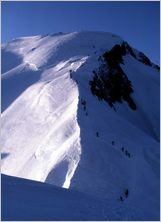 Click to enlarge Vertical Alpine Photo - French, Swiss and Austrian Alps
