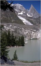 Click to enlarge Vertical Alpine Photo - French, Swiss and Austrian Alps