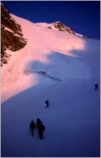 Click to enlarge Vertical Alpine Photo - French, Swiss and Austrian Alps