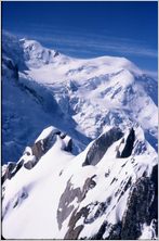 Click to enlarge Vertical Alpine Photo - French, Swiss and Austrian Alps