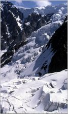 Click to enlarge Vertical Alpine Photo - French, Swiss and Austrian Alps