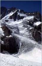 Click to enlarge Vertical Alpine Photo - French, Swiss and Austrian Alps