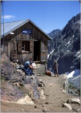 Click to enlarge Vertical Alpine Photo - French, Swiss and Austrian Alps