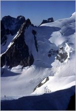Click to enlarge Vertical Alpine Photo - French, Swiss and Austrian Alps