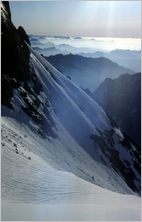 Click to enlarge Vertical Alpine Photo - French, Swiss and Austrian Alps