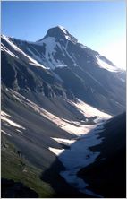 Click to enlarge Vertical Alpine Photo - French, Swiss and Austrian Alps