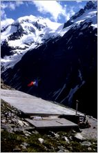 Click to enlarge Vertical Alpine Photo - French, Swiss and Austrian Alps