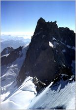 Click to enlarge Vertical Alpine Photo - French, Swiss and Austrian Alps