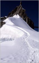 Click to enlarge Vertical Alpine Photo - French, Swiss and Austrian Alps