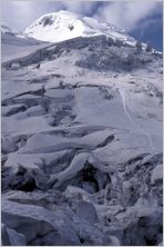 Click to enlarge Vertical Alpine Photo - French, Swiss and Austrian Alps