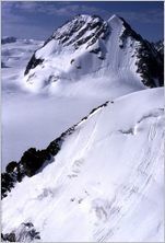 Click to enlarge Vertical Alpine Photo - French, Swiss and Austrian Alps
