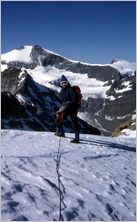 Click to enlarge Vertical Alpine Photo - French, Swiss and Austrian Alps