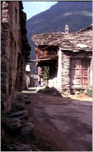 Click to enlarge Vertical Alpine Photo - French, Swiss and Austrian Alps