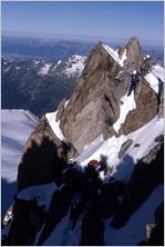 Click to enlarge Vertical Alpine Photo - French, Swiss and Austrian Alps