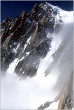 Click to enlarge Vertical Alpine Photo - French, Swiss and Austrian Alps