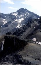 Click to enlarge Vertical Alpine Photo - French, Swiss and Austrian Alps